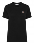 Maison Kitsune - Fox Head Patch Regular Tee-Shirt - L&uuml;hikeste varrukatega - S