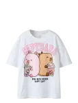 Name It - Nkfjyssa Capybara Ss Nreg Top Box Sky - L&uuml;hikeste varrukatega - 116