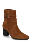 Tommy Hilfiger - Th Strap Suede Block Heel Boot - Kontsaga poolsaapad - 42