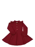Geggamoja - Flounce Collar Dress - Pikkade varrukatega vabaajakleidid - 86/92