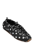 Ganni - Polka-Dot Lace-Up Sporty Ballerina Flats - Baleriinad - 36