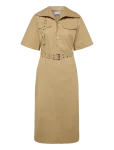 Ganni - Cowl Neck Summer Suiting Dress - P&otilde;lveni ja midi - 34