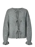 Pieces - Pcsally Rev Frill Cardigan Knit Noos Bc - Kardiganid - XS
