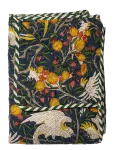 Au Maison - Quilt Ethnic, Bird-Dark Blue, 140X180 Cm - Tekid ja pleedid - 140X180CM