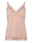 Rosemunde - Rwbillie Sl Lace Strap Top - Varrukateta - 38