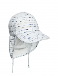 Melton - Cap W/Neck & Tie W/Print - Headwear - 53