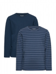 Minymo - Basic 34 -T-Shirt Ls (2-Pack) - Pikkade varrukatega T-s&auml;rgid - 146