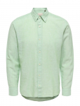 ONLY & SONS - Onscaiden Ls Solid Linen Shirt Noos - Vabaaja - XXL