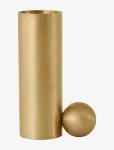 OYOY Living Design - Palloa Solid Brass Candleholder - High - K&uuml;&uuml;nlajalad - H7CM