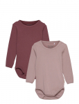 Minymo - Body Ls (2-Pack) - Pikkade varrukatega - 92