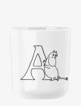 RIG-TIG - Moomin Abc Mugg - A 0.2 L. Moomin White - Espressotassid - 20 CL