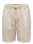 ONLY & SONS - Onstel Visc Lin Shorts 0075 Cs - Vabaaja - XXL