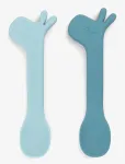 Done By Deer - Silicone Spoon 2-Pack Lalee Blue - S&ouml;&ouml;giriistad - ONE SIZE