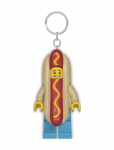 LEGO - Lego Ikonisk, Hotdogmand N&oslash;glering Med Led-Lys - Bag Tags - ONE SIZE