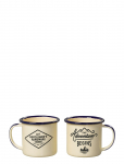 Gentlemen's Hardware - Espresso Cups White - Picnic Plates, Mugs, Cutlery - ONE SIZE