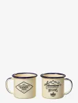 Gentlemen's Hardware - Espresso Cups White - Picnic Plates, Mugs, Cutlery - ONE SIZE