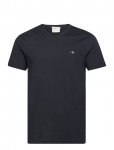 Gant - Slim Shield V-Neck T-Shirt - L&uuml;hikeste varrukatega - L