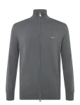 Gant - Cotton Knit Zip Cardigan - Lukuga džemprid - XXXL