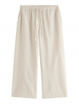 Lindex - Cropped Pyjama Trousers In Seersucker - P&uuml;ksid - L