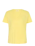Cream - Crnaia Deep V-Neck T-Shirt - L&uuml;hikeste varrukatega - XS