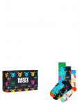 Happy Socks - 3-Pack Mixed Dog Socks Gift Set - Tavalised sokid - 36-40