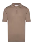 Davida Cashmere - Man Fine Knit Pique - L&uuml;hikeste varrukatega kootud polos&auml;rgid - L