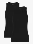 URBAN QUEST - 2-Pack Women Bamboo Tank Top Rib - L&uuml;hikeste varrukatega - M