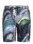 Scotch & Soda - Fave - Printed Tencel Relaxed Fit Bermuda Short - Vabaaja - L