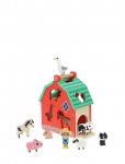Vilac - Shape Sorter - My Nice Farm By Ingela P Arrhenius - Puidust kujud - ONE SIZE