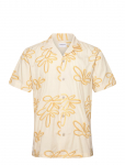 Lindbergh - Embroidered Cotton Shirt S/S - L&uuml;hikeste varrukatega s&auml;rgid - M