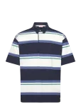 Armor Lux - Striped Polo Shirt Short Sleeves H&eacute;ritage - L&uuml;hikeste varrukatega - L