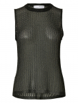 Selected - Slfsadie Metallic Sl Knit O-Neck Top - Varrukateta - S