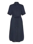 Gant - Reg Linen Ss Shirt Dress - P&otilde;lveni ja midi - 34