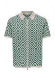 ONLY & SONS - Onsmike Life Reg 12 Ss Jaq Shirt Knit - L&uuml;hikeste varrukatega kootud polos&auml;rgid - S