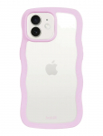 Holdit - Wavy Case Lilac/Transparent - Telefoni&uuml;mbrised - IPHONE 12-12PRO