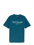 Tom Tailor - T-Shirt With Print - L&uuml;hikeste varrukatega - XXL