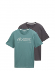 Tom Tailor - Doublepack T-Shirt, Packaging - L&uuml;hikeste varrukatega - S