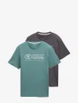 Tom Tailor - Doublepack T-Shirt, Packaging - L&uuml;hikeste varrukatega - S