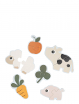 Done By Deer - First Jigsaw Puzzle Set Tiny Farm Colour Mix - Klassikalised m&otilde;istatused - GIFT BOX:20X 14.5X 5CM