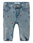 Name It - Nbfrose Mom R Emb Jeans 5321-Yb H - Klassikalised teksad - 68