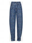 ROTATE - Button Detail Wide Jeans - Lai jalg - 31
