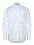 Mads N&oslash;rgaard - Organic Cotton Poplin Sune Shirt - Triibulised s&auml;rgid - M