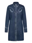 Wrangler - Piped Shirt Dress - S&auml;rkkleidid - L