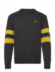 Fred Perry - Chunky Tipped S Jmpr - &Uuml;mara kaelusega - XXL