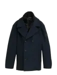 Tom Tailor - Wool Caban With Insert - Villased mantlid - XXL