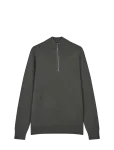 Mads N&oslash;rgaard - Urban Chase Half Zip Knit - Poolpika lukuga džemprid - XL