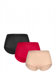 CHANTELLE - Soft Stretch 3 Pack High Waist Brief - K&otilde;rge v&ouml;&ouml;kohaga alusp&uuml;ksid - ONE SIZE
