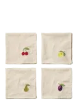 Midnatt - Napkins 4-Pack Tutti Frutti - Riidest salvr&auml;tikud - 40X40CM