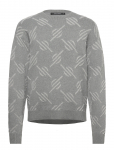 Daily Paper - Tevin Monogram Knit Sweater - &Uuml;mara kaelusega - L