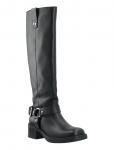 Bianco - Biamary Knee High Biker Boot Tumbled Leather - Pika s&auml;&auml;rega - 37